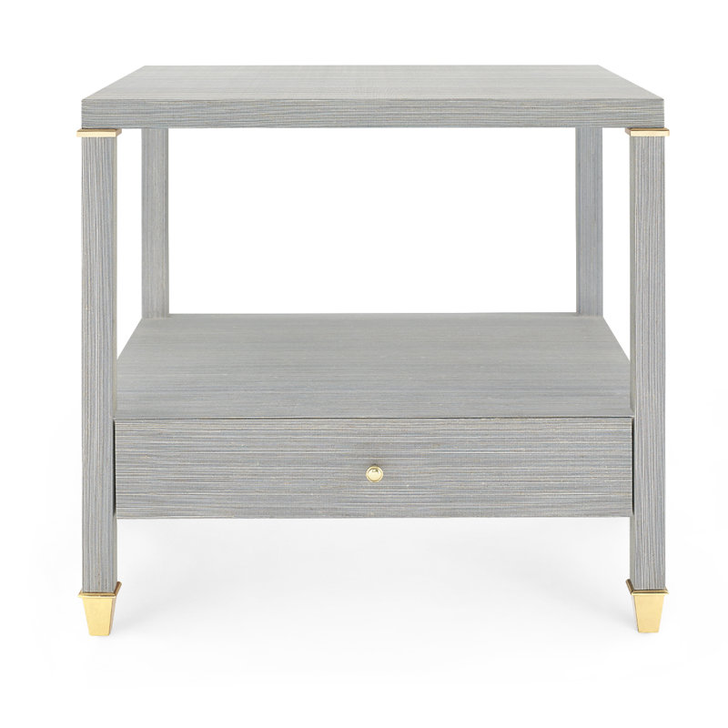 Pascal End Table, Slate Blue