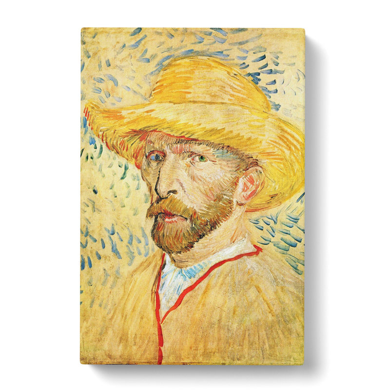 Self-Portrait Vol.4 by Vincent Van Gogh - Wrapped Canvas Painting, 50cm H x 35cm W x 3cm D