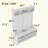 Modern Hallway Hall Tree With Metal Hooks And Storage Space, Multi-Functional Entryway Coat Rack With Shoe Cubbies-745777469