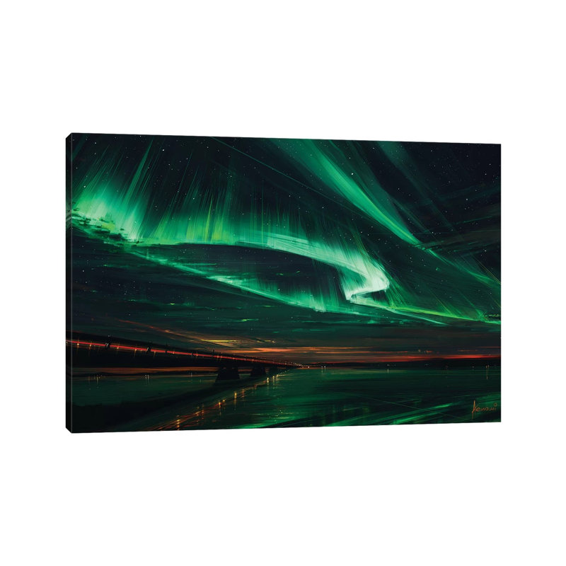 Northern Lights by Alena Aenami - Wrapped Canvas Print, 66.04 cm H x 45.72 cm W x 1.91 cm D