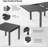 Aluminum Expandable Patio Dining Table