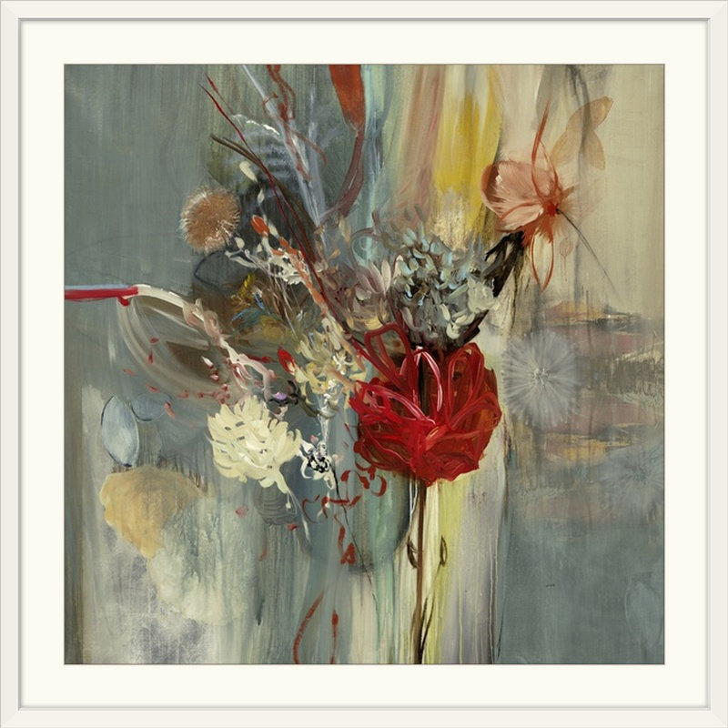 «Floral Life» par Sarah Stockstill - impression, H 16 po x l 16 po x P 1,5 po, Toile