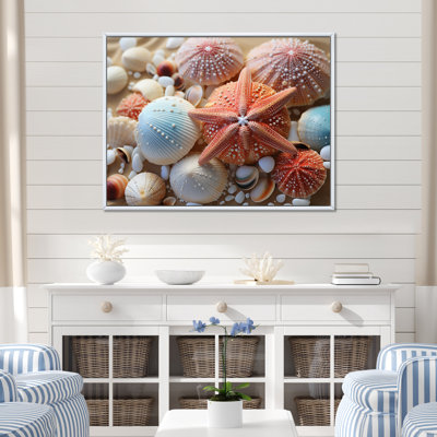 " Beach Photo Seashell Collage VII "