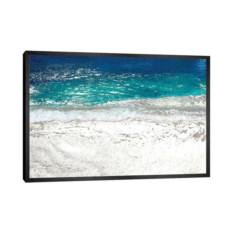 Funky Water by Nan - Print on Canvas, 101.6 cm H x 66.04 cm W, Black Framed