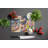 Decorating Easter French Bulldog Glass Cutting Board
