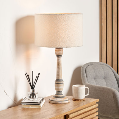 Dutton Solid Wood Lamp Base Lamp