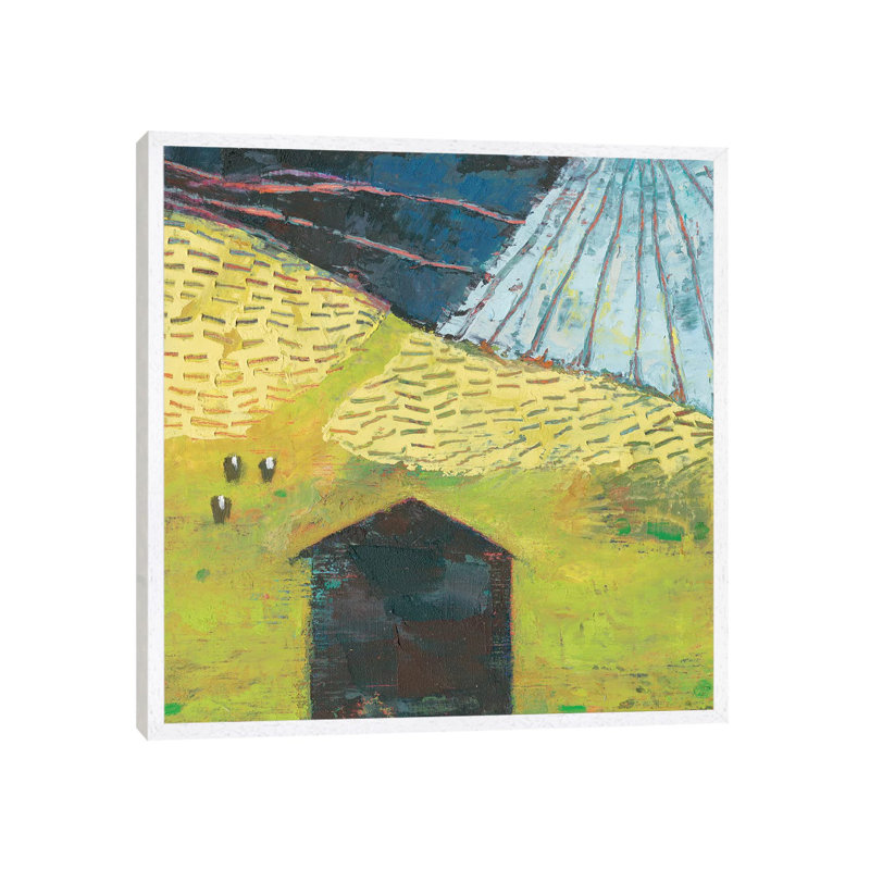 Bear Valley Barn II by Sue Jachimiec - Gallery-Wrapped Canvas Giclée on Canvas, 45.72 cm H x 45.72 cm W, White Framed