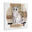 Art mural rétro sur toile, "Collage Cat" par Nancy Overton-1396171155