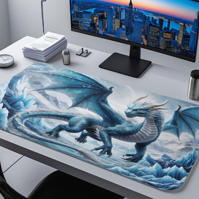 Polyester Desk Pad, 31.5x15.5