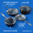 10 - Piece Non-Stick Aluminum Cookware Set-93793935
