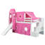 Lit mezzanine simple avec tente et tour-1723324796