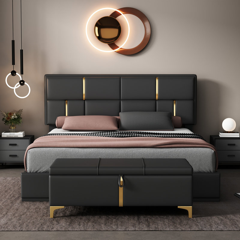 2-Pieces Bedroom Sets, Black