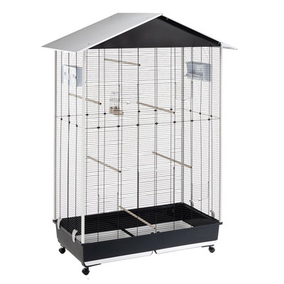 167cm Pointed Top Floor Bird Cage with Wheels