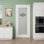 Porte standard d'intérieur en bois manufacturé massif sans trousse de quincaillerie