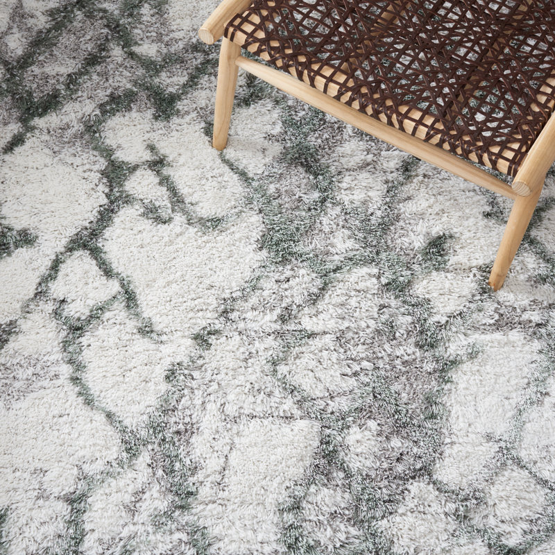 Adlea Shag 800 Performance Abstract Rug, Runner 2' x 8'