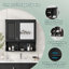 Armoire à pharmacie murale avec miroir de salle de bain, tablettes ouvertes et rangement ajustable-2043755860