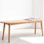 Élégant banc en bois de chêne massif - s'adapte à de multiples réglages, offre une table de siège confortable pour la maison en demi-rond, ajoute un style fonctionnel
