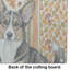 Planche à découper en verre Brindle Cardigan Welsh Corgi Heirloom