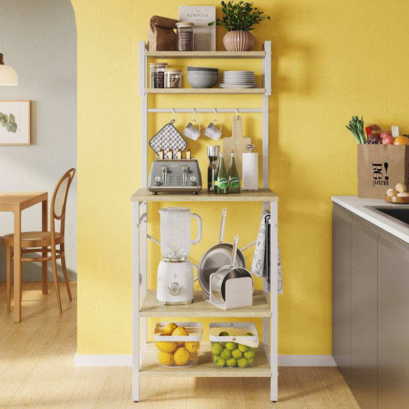 Étagère de boulanger standard 23,7 po Holmgren, Blanc / Naturel