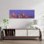 USA Washington Seattle cityscape at twilight 1 Piece Wrapped Canvas Panoramic Wall Art-1299657830