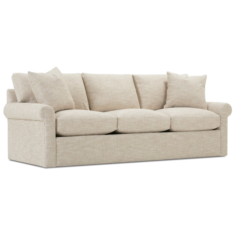 Dorian Sofa, 36" H x 81" W x 36" D, Orange 