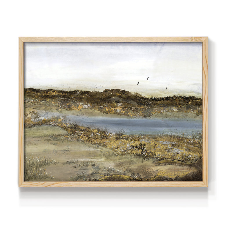 RETREATING WITHIN -Framed Print - Restickable, 8" H x 10" W, Natural