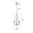Stockard 4 - Light Glass Chandelier-23155936