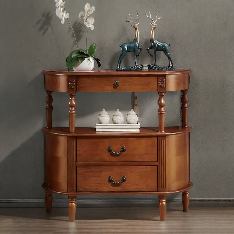 Commode d'appoint Classic, Brun,  H 32,7 po x l 35,4 po x P 11,8 po