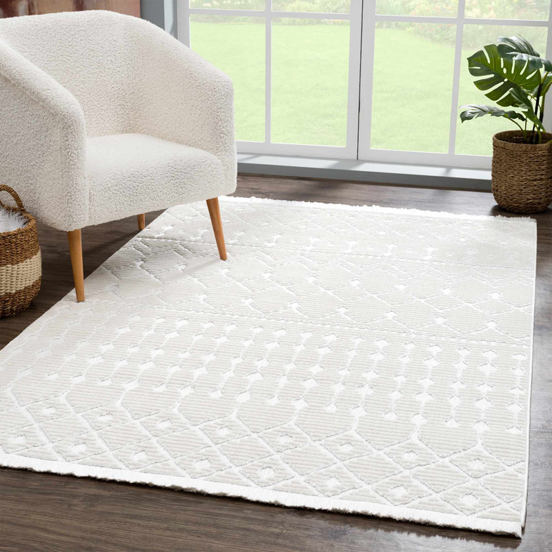 Tapis gris Bayyinah, Rectangle 8 pi 10 po x 12 po