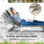 Lounge Chair Outdoor Set of 2, Folding Adjustable Chaise Lounge