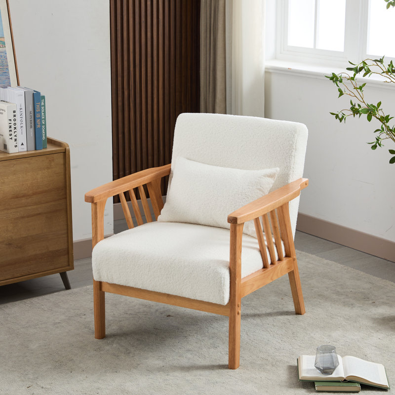 Fauteuil Kialie, White Teddy
