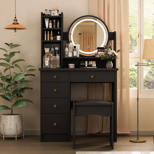 Custom Simple Hotel Home Bedroom Furniture Storage Makeup Mirror Dressing  Table - China Dresser, Drawer