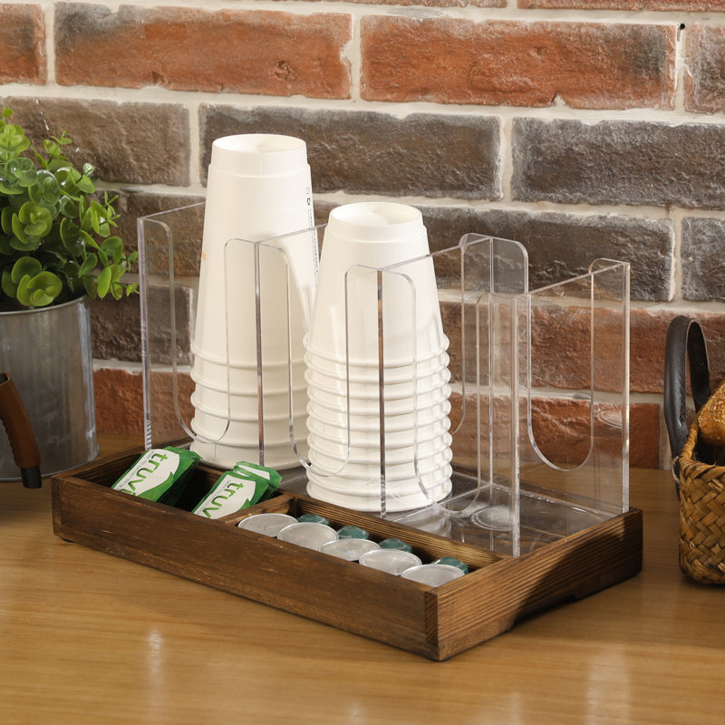 10 Pod Coffee Condiment Storage
