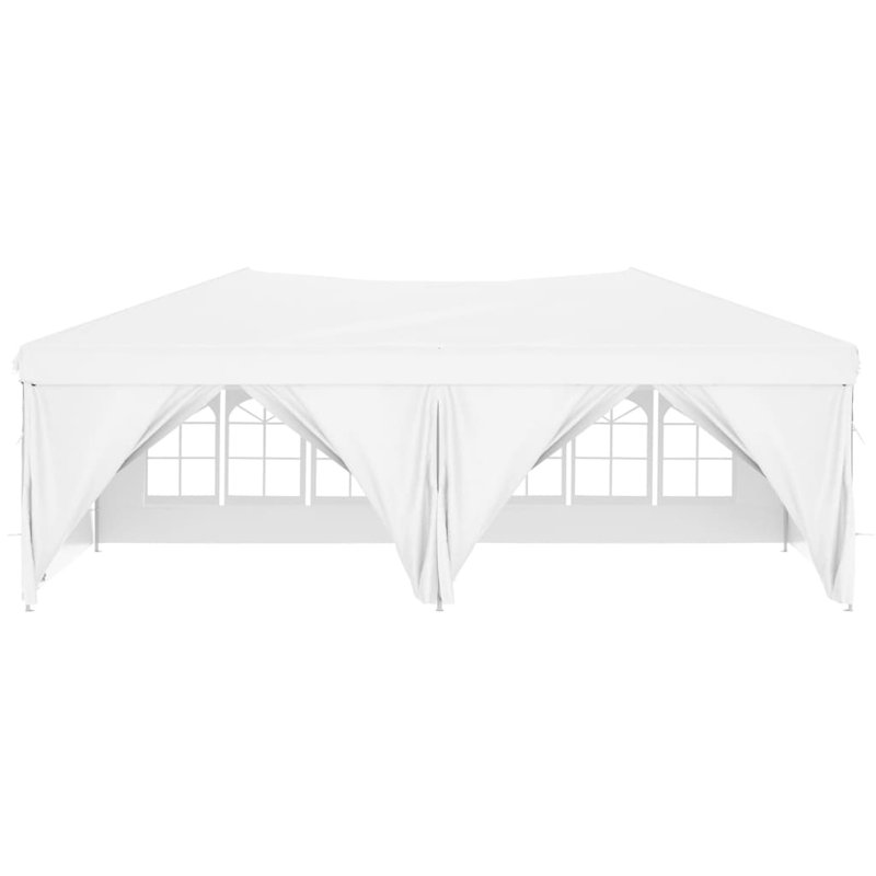 6m x 3m Steel Canopy, White