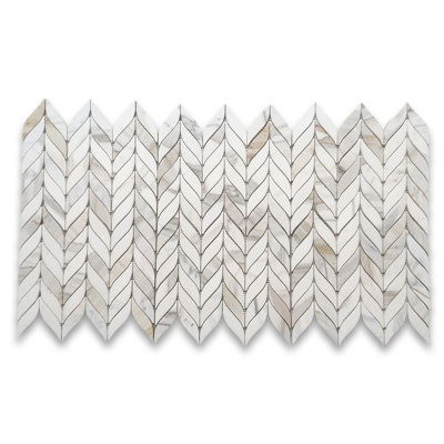 Calacatta 12" x 9" Marble Mosaic Tile