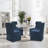 High Back Support Modern Fabric Upholstered Side Dining Chair-846262222