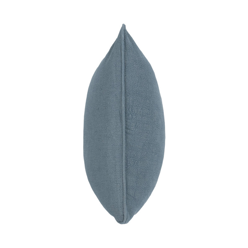 Bedford Linen Square Indoor/Outdoor Pillow Cover & Insert, Chambray