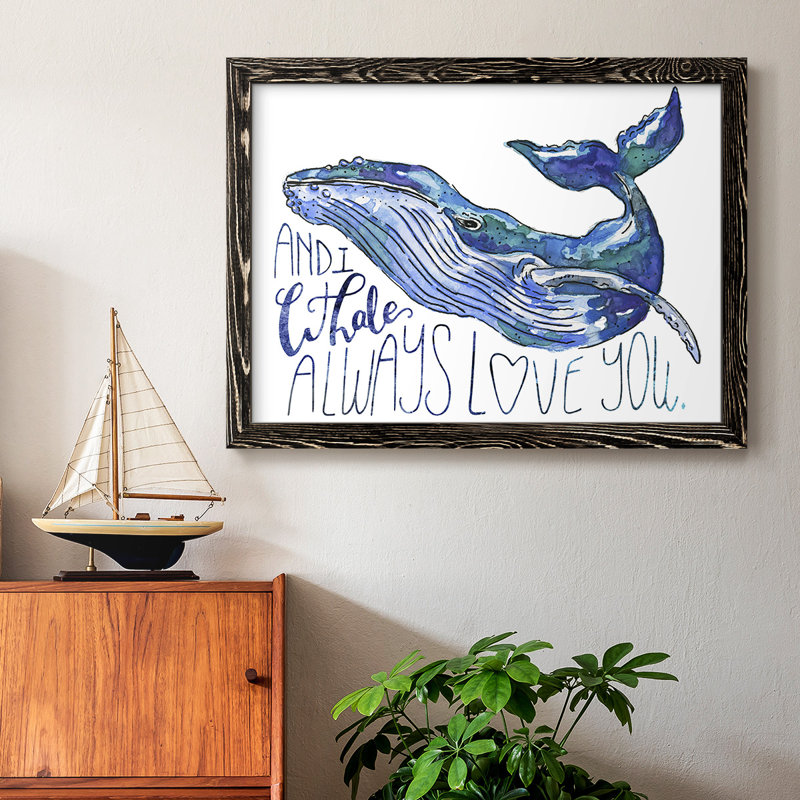 «Whale Love I», Noir, H 14 po x l 20 po x P 1,5 po