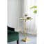 Table contemporaine en or brillant
