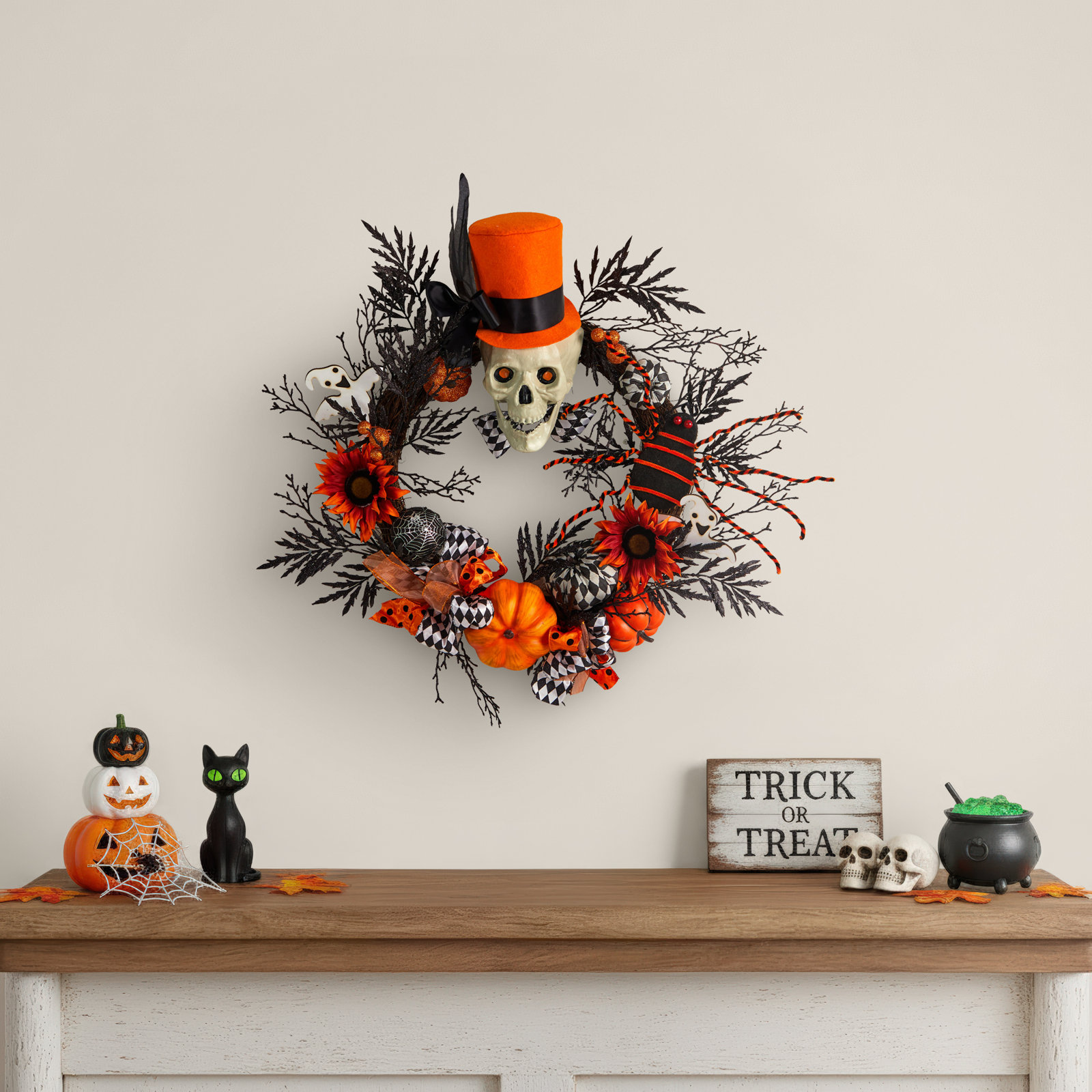 30'' Halloween Wreath