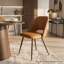 Ensemble de table de salle à manger extensible de 47 à 83 po avec chaises rembourrées-1347775587-1347775598