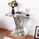 Amla 35.43" Mirrored Console Table Sofa Table