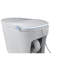 Tankless Smart Toilet With Bidet Built In, One-Piece, Auto Flush, Auto Open/Close,Heated Seat, Bubble Wash,Warm Water And Dry, Adjustable Temp,Remote Control Side Know