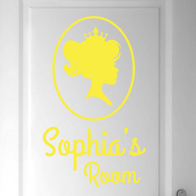 Wall Decal, Bright Yellow, Yes