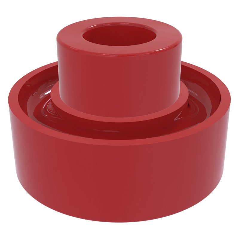 Photophore en laiton 1,75 po, Rouge pompier