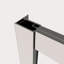 Porte de douche coulissante de 56 à 60 po x H 72 po avec porte en verre trempé de 1/4 po 6072-111493750