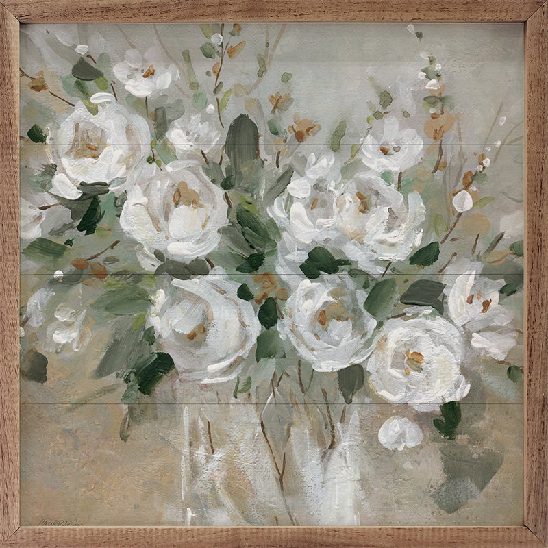 White Rose Party par Carol Robinson, H 4 po x l 4 po