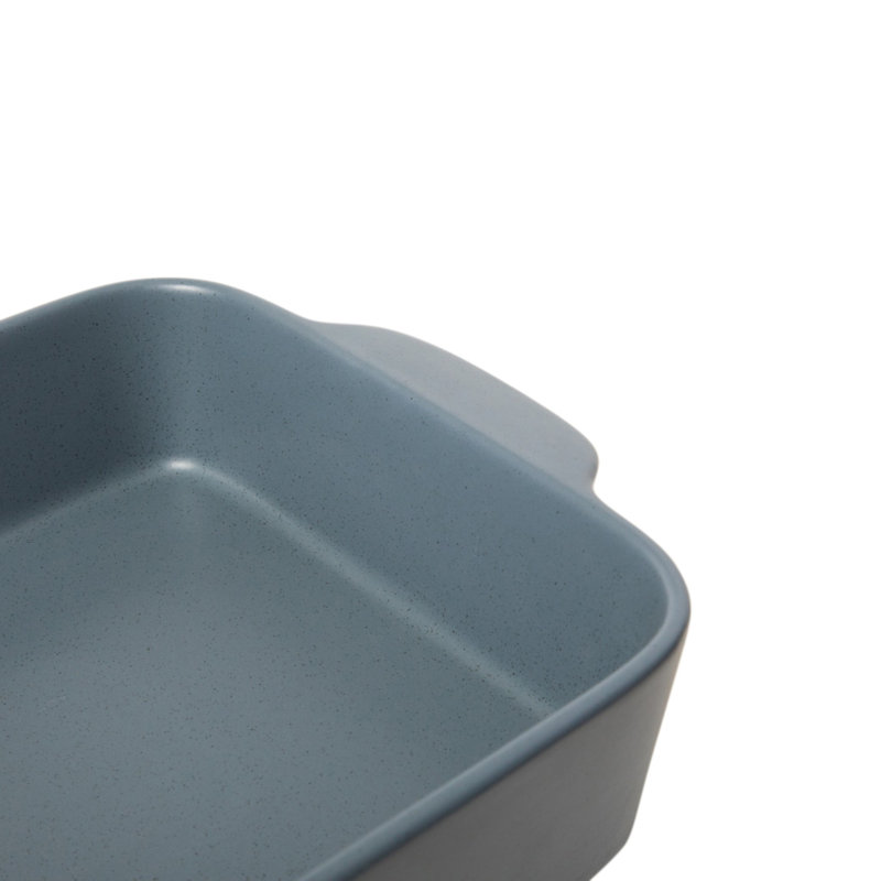 Claybrook 4.8 Quart Stoneware Rectangular Baking Dish, Blue