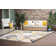 Zulema Floral Reversible Flatweave Polypropylene Indoor / Outdoor Area Rug - Cream