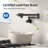 KES Kitchen Pot Filler Faucet Wall Mount 2-Handle Matte Black